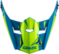 Youth Mx 46y Unstable Visor Matte Blue/Green Ys Yl
