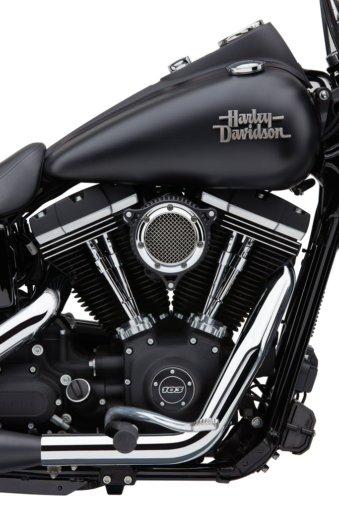 Rpt Air Intake System Chrome / Black Softail 18 25