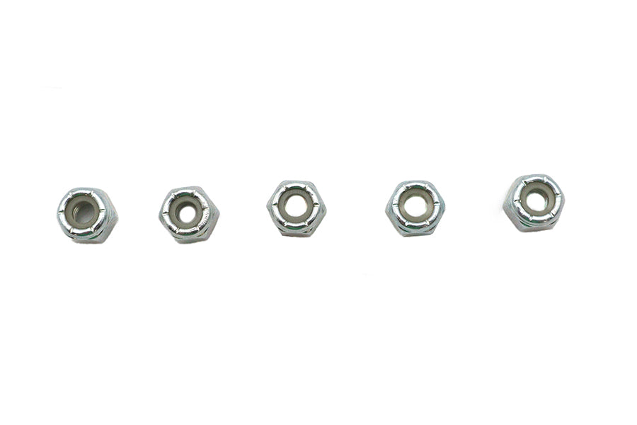 Zinc Plated Hex Nuts 1/4 inch-20 Nyloc