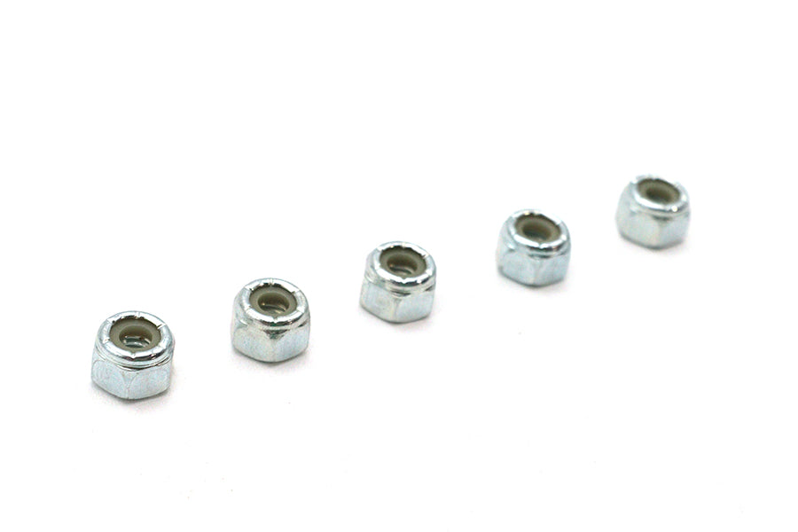 Zinc Plated Hex Nuts 1/4 inch-20 Nyloc