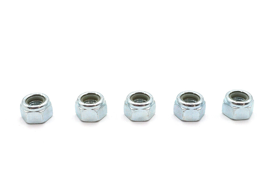 Zinc Plated Hex Nuts 5/16 inch-24 Nyloc