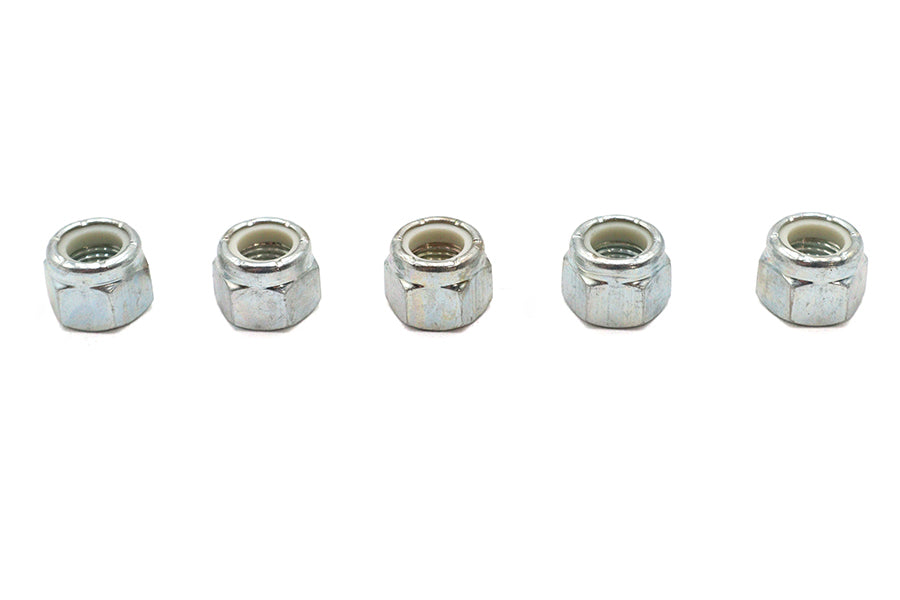 Zinc Plated Hex Nuts 3/8 inch-24 Nyloc