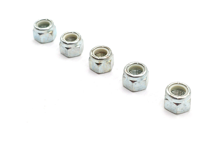 Zinc Plated Hex Nuts 3/8 inch-24 Nyloc