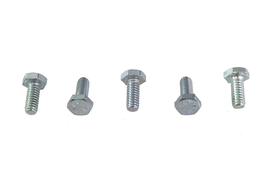 Hex Cap Bolts Zinc 1/4 inch X 5/8 inch