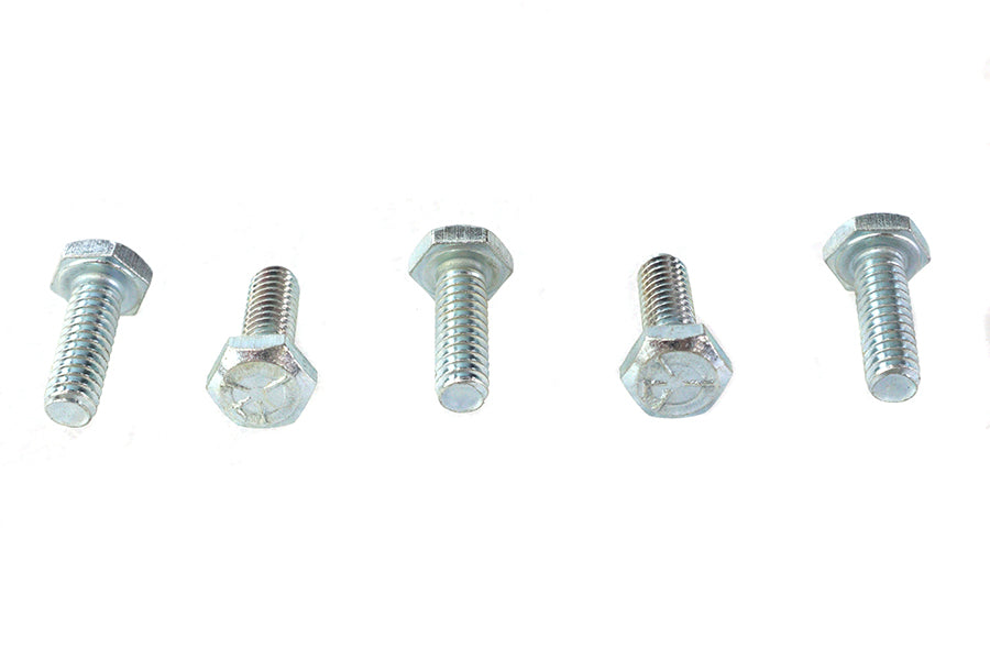 Hex Cap Bolts Zinc 1/4 inch X 3/4 inch