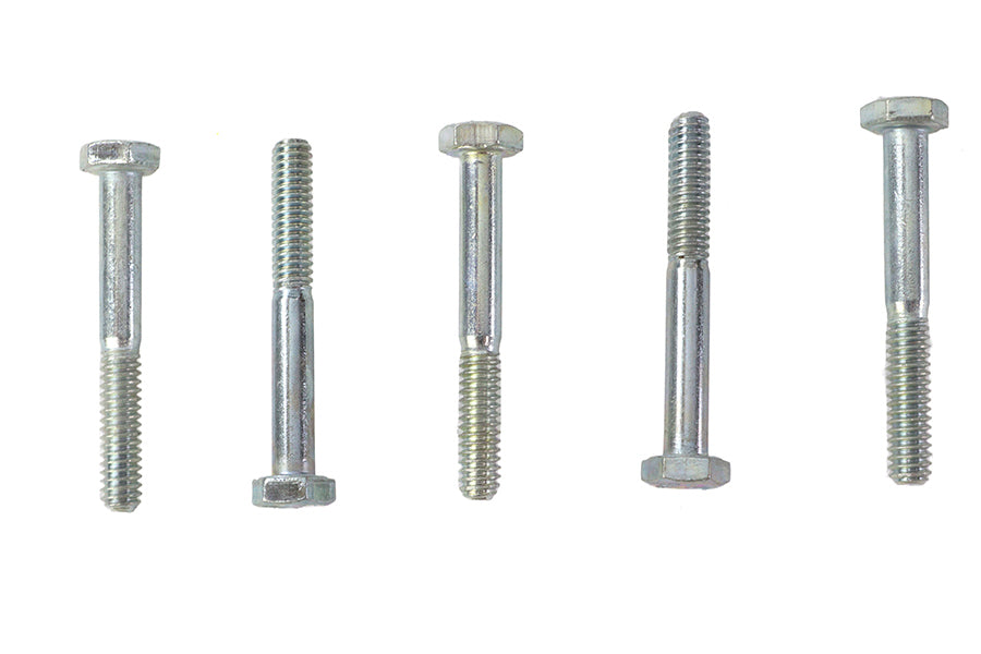 Hex Cap Bolts Zinc 1/4 inch X 2 inch