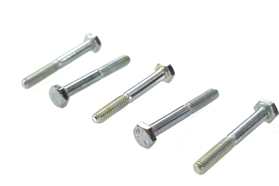 Hex Cap Bolts Zinc 1/4 inch X 2 inch