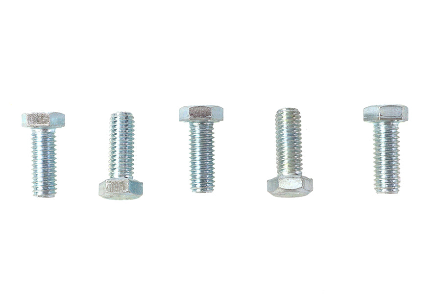 Hex Cap Bolts Zinc 3/8 inch x 1 inch