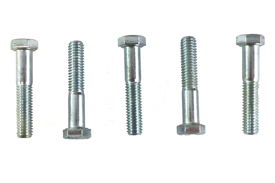 Hex Cap Bolts Zinc 3/8 inch x 2 inch