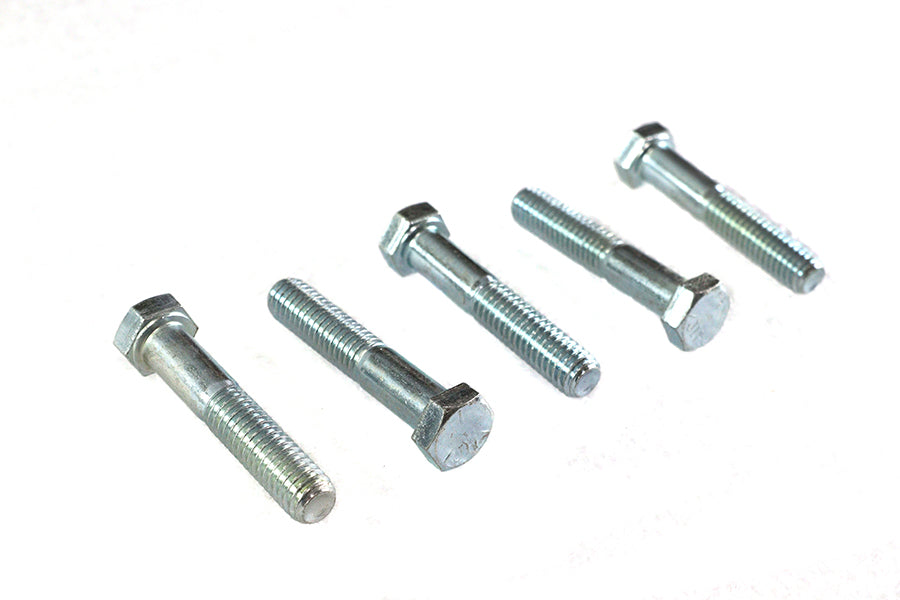 Hex Cap Bolts Zinc 3/8 inch x 2 inch