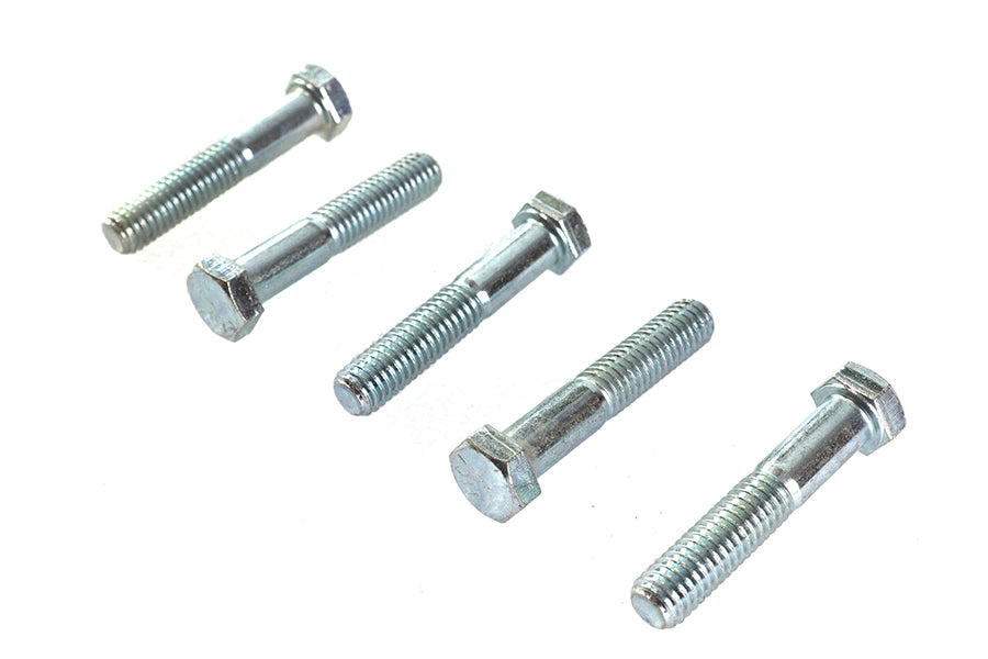 Hex Cap Bolts Zinc 3/8 inch x 2 inch