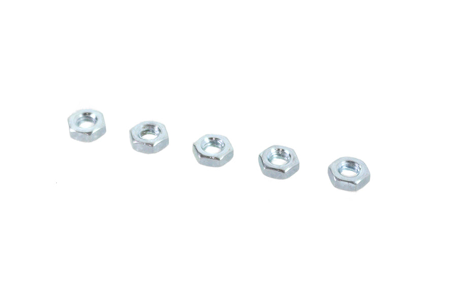 Zinc Plated 1/4 inch-20 Hex Jam Nuts