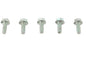 Zinc Hex Flange Screws 1/4 inch-20 x 3/4 inch
