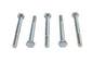 Zinc Hex Cap Bolts 1/4 inch-20 x 2-1/2 inch