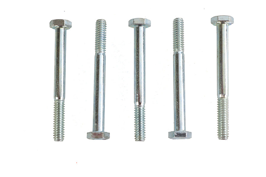 Zinc Hex Cap Bolts 1/4 inch-20 x 2-1/2 inch