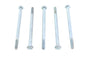 Zinc Hex Cap Bolts 1/4 inch-20 x 4 inch