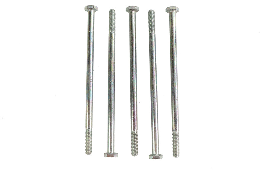 Zinc Hex Cap Bolts 1/4 inch-20 x 5-1/4 inch
