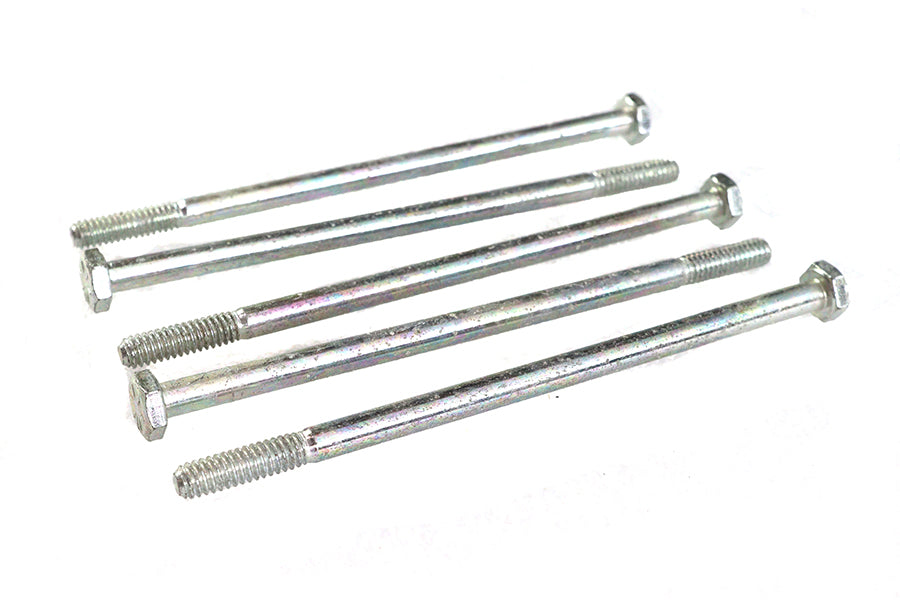 Zinc Hex Cap Bolts 1/4 inch-20 x 5-1/4 inch