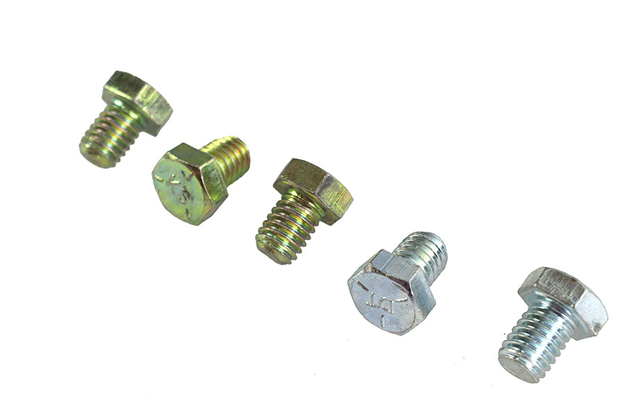 Zinc Hex Cap Bolts 3/8 inch-16 x 1/2 inch