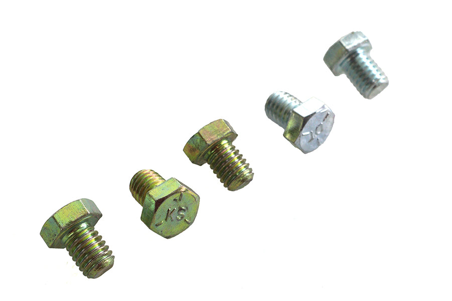 Zinc Hex Cap Bolts 3/8 inch-16 x 1/2 inch