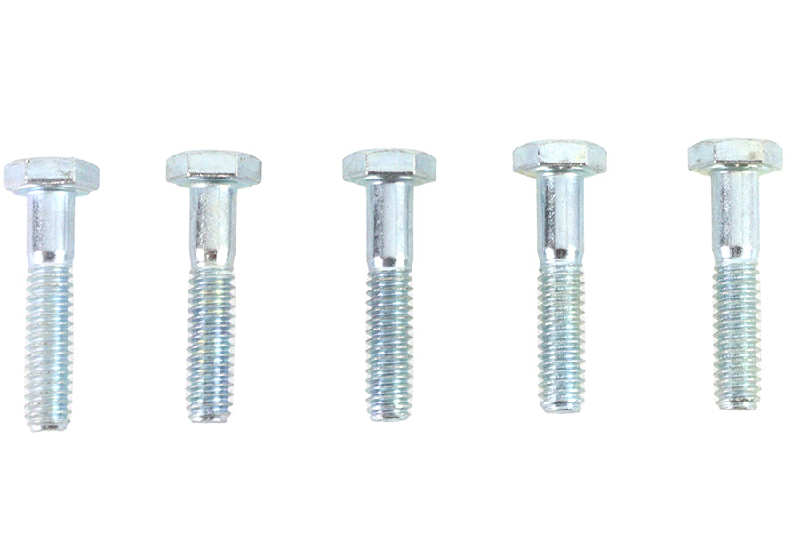 Zinc Hex Cap Bolts 7/16 inch-14 x 1 inch