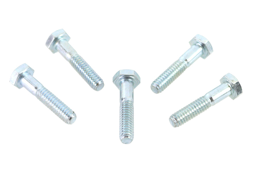 Zinc Hex Cap Bolts 7/16 inch-14 x 1 inch
