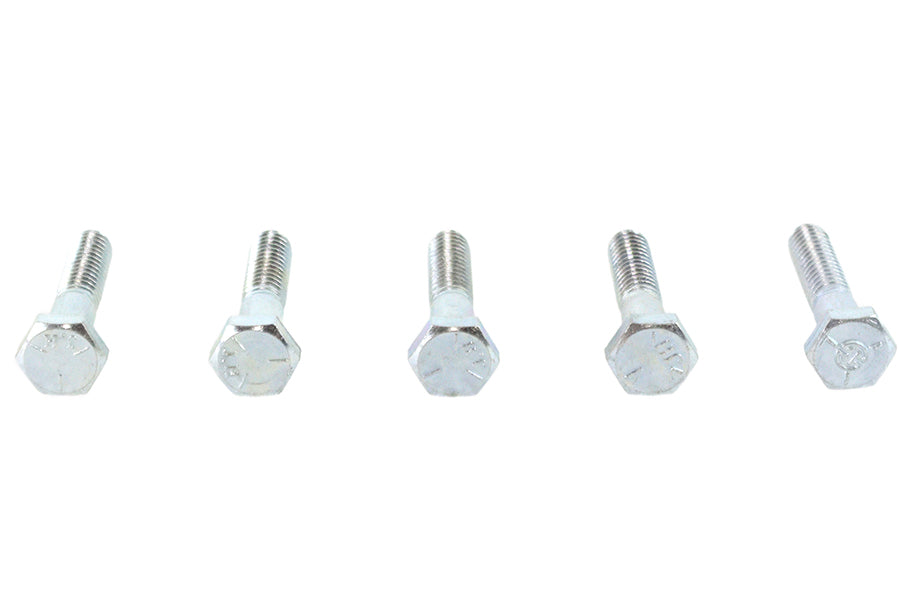 Zinc Hex Cap Bolts 7/16 inch-14 x 1 inch