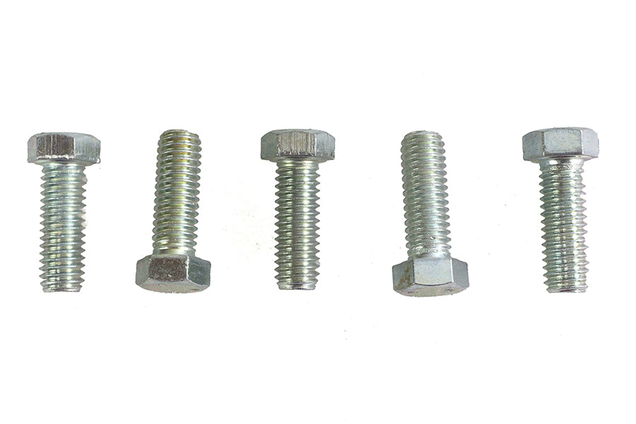 Zinc Hex Cap Bolts 7/16 inch-14 x 1-1/4 inch