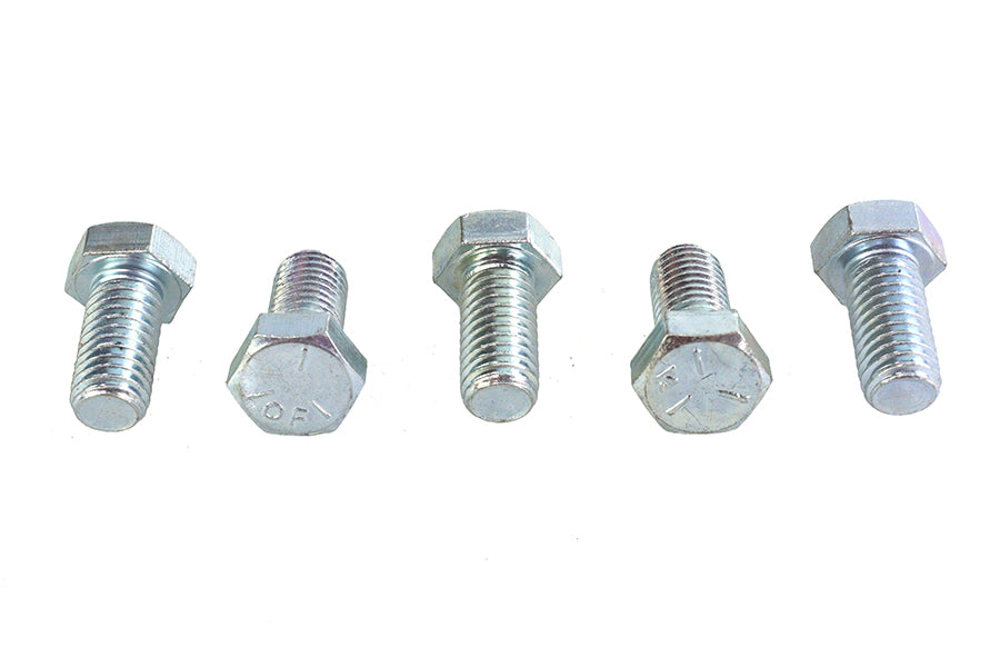 Zinc Hex Cap Bolts 1/2 inch-13 x 1 inch