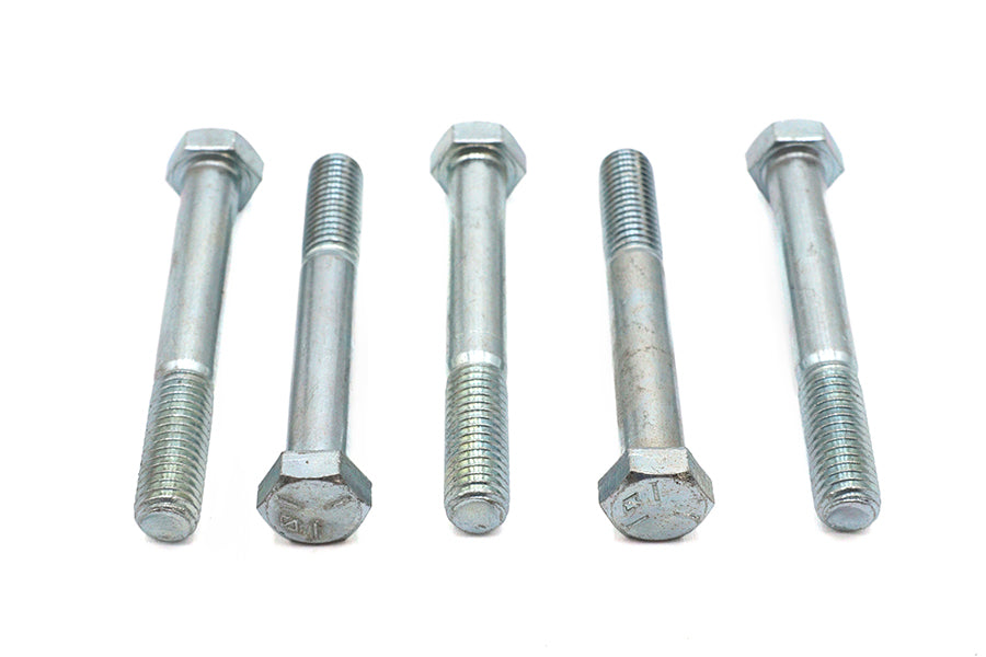Zinc Hex Cap Bolts 1/2 inch-13 x 3-5/8 inch