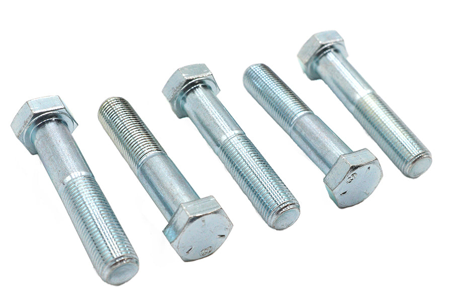 Zinc Hex Cap Bolts 1/4 inch-28 x 1/2 inch