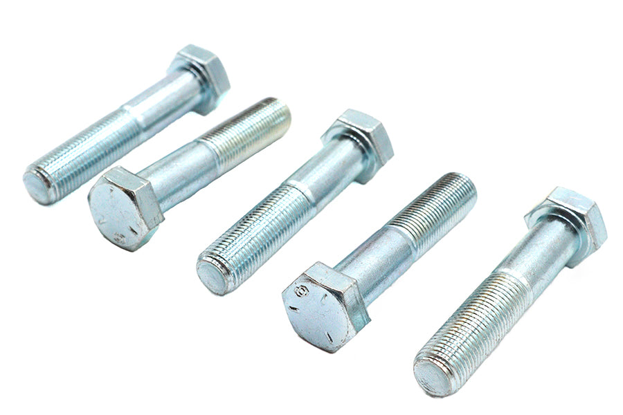 Zinc Hex Cap Bolts 1/4 inch-28 x 1/2 inch