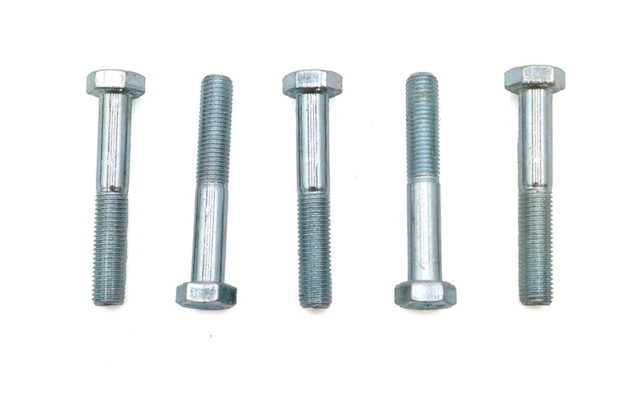 Zinc Hex Cap Bolts 5/16 inch-24 x 2 inch