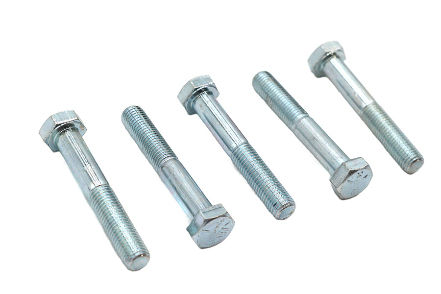 Zinc Hex Cap Bolts 5/16 inch-24 x 2 inch
