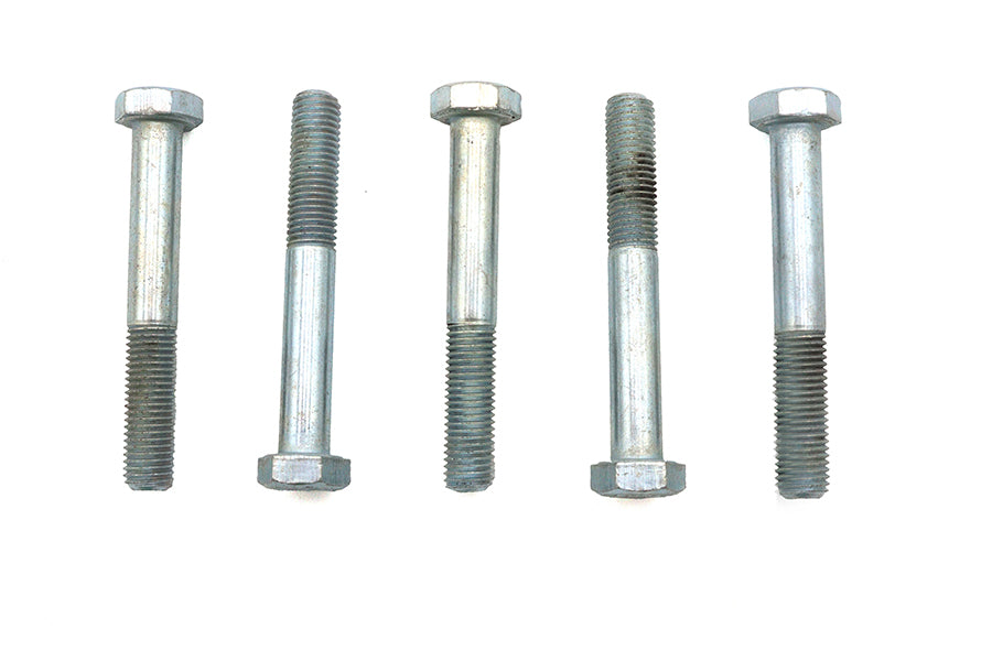 Zinc Hex Cap Bolts 5/16 inch-24 x 2-1/4 inch