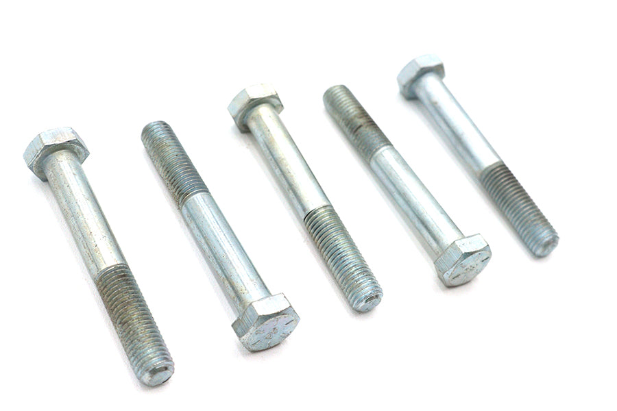 Zinc Hex Cap Bolts 5/16 inch-24 x 2-1/4 inch