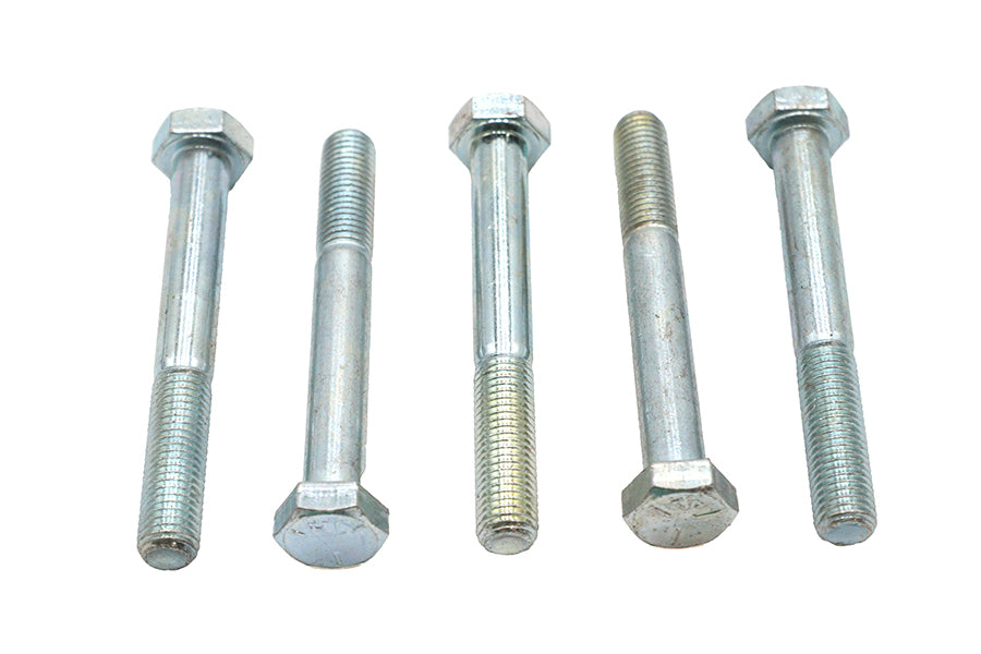 Zinc Hex Cap Bolts 5/16 inch-24 x 2-1/2 inch