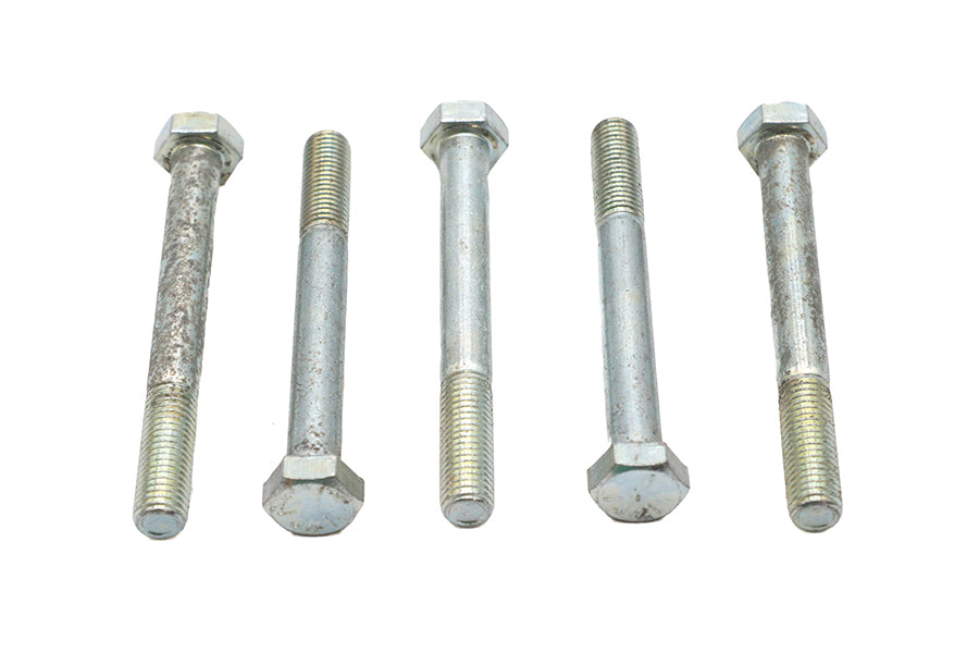 Zinc Hex Cap Bolts 5/16 inch-24 x 2-3/4 inch