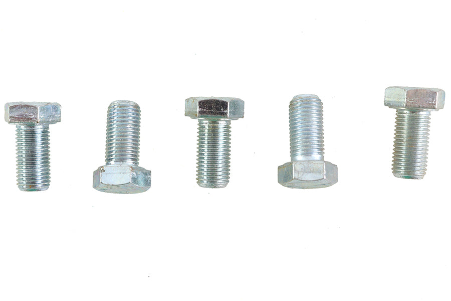 Zinc Hex Cap Bolts 3/8 inch-24 x 3/4 inch