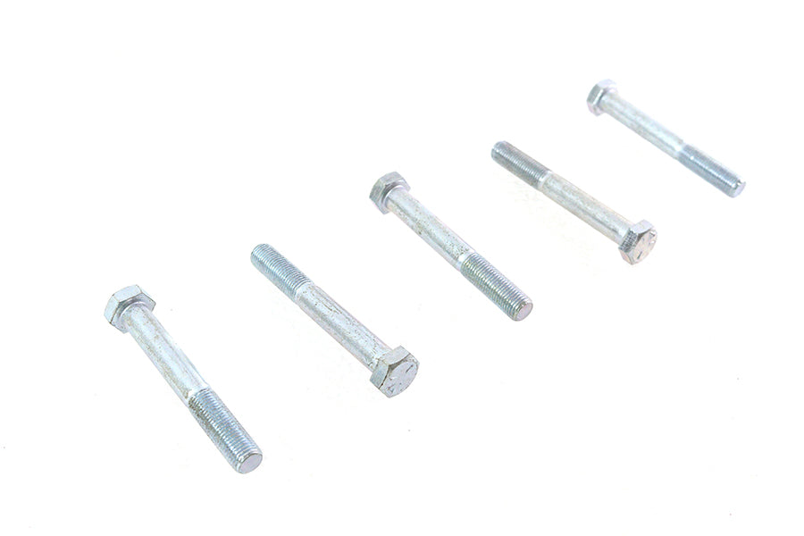 Zinc Hex Cap Bolts 3/8 inch-24 x 2-3/4 inch