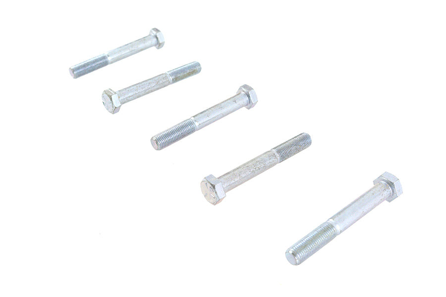 Zinc Hex Cap Bolts 3/8 inch-24 x 2-3/4 inch