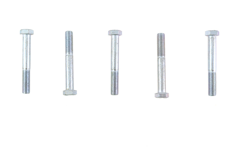 Zinc Hex Cap Bolts 3/8 inch-24 x 2-3/4 inch