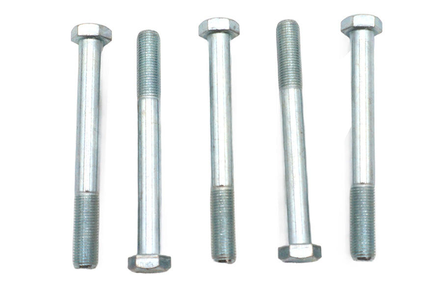 Zinc Hex Cap Bolts 3/8 inch-24 x 3-1/2 inch