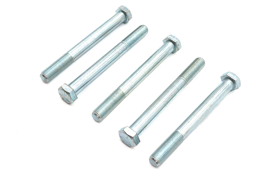 Zinc Hex Cap Bolts 3/8 inch-24 x 3-1/2 inch