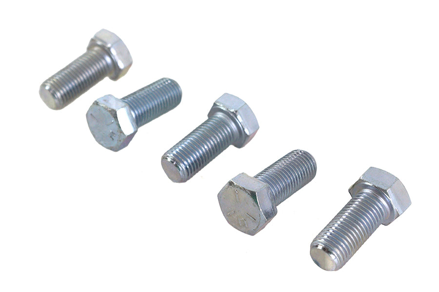 Zinc Hex Cap Bolts 7/16 inch-20 x 1 inch
