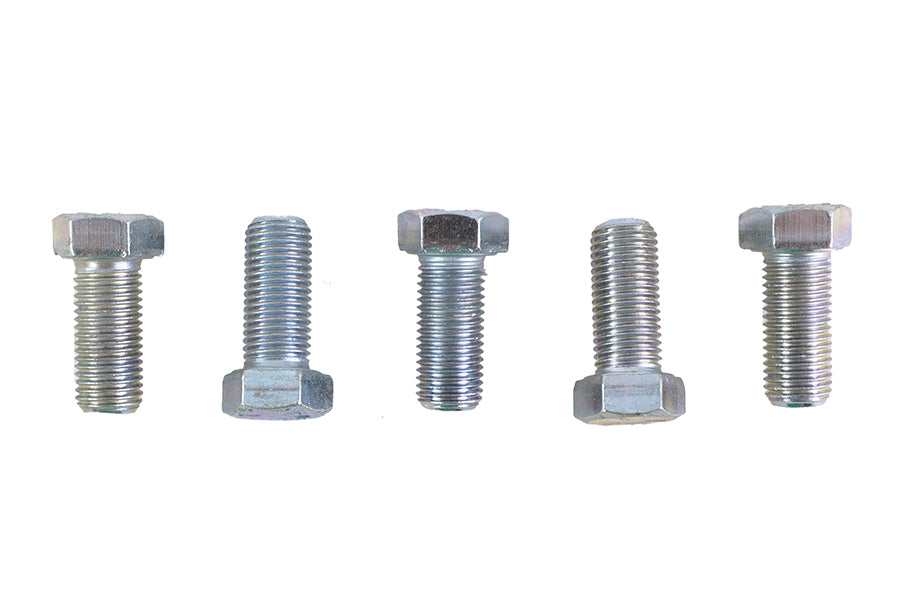 Zinc Hex Cap Bolts 7/16 inch-20 x 1 inch