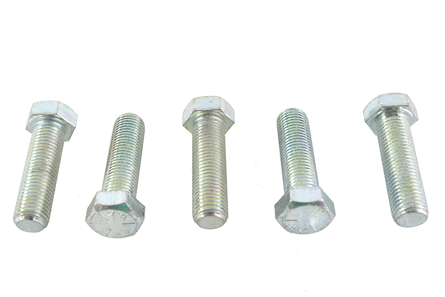 Zinc Hex Cap Bolts 7/16 inch-20 x 1-1/2 inch