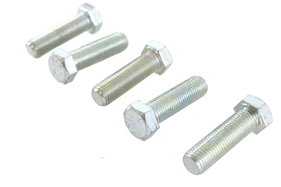 Zinc Hex Cap Bolts 7/16 inch-20 x 1-1/2 inch