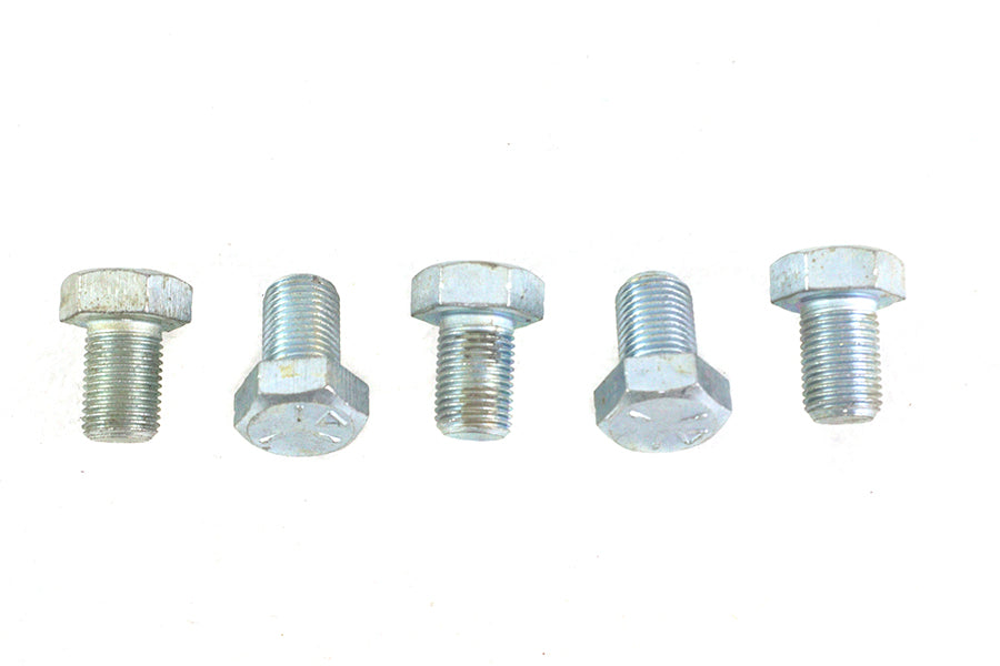Zinc Hex Cap Bolts 1/2 inch-20 x 3/4 inch