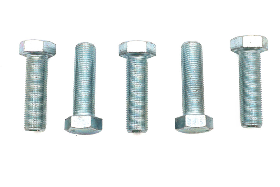 Zinc Hex Cap Bolts 1/2 inch-20 x 1-3/4 inch